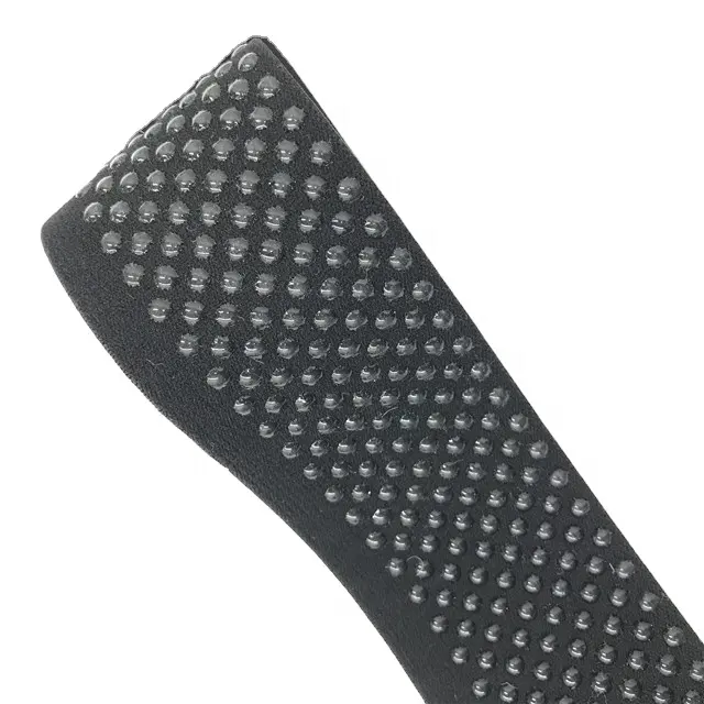 Нейлоновая Силиконовая подложка, эластичные ленты, захват, прозрачная эластичная лента, противоскользящая резиновая эластичная лента в горошек для нижнего белья