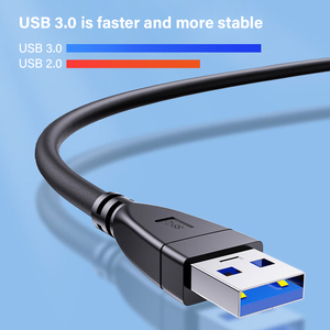 USB3.0 a VGA Host de computadora USB3.0 para monitorear dispositivos de TV Entrada de interfaz VGA Cable adaptador de audio y video