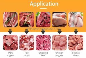 มินิสตริปเบคอนD Onner Kebabตัดเนื้อสับเนื้อปรุงสุกDicerเลื่อนDeliเครื่องตัดเครื่องตัดCubeเนื้อใบมีดเชิงพาณิชย์ - Product Image 5