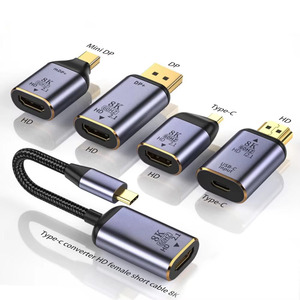 适用于MacBook的在线USB C型至高清电视兼容8K @ 60Hz 48gbps迷你DP适配器1080P高清视频扩展适配器 - Product Image 1