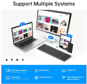 B089 pieghevole BT tastiera senza fili pieghevole tastierino numerico numero Pad per Windows per Android per IOS per la tastiera portatile Mac