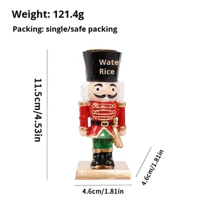 Estilo Europeu Ano Novo Resina Quebra-Nozes Resina Vela Titular Isopor Decorações De Natal Moda Casa Desktop - Product Image 6