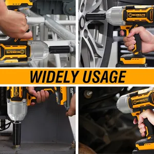 Nơi làm việc 20V không dây không chổi than tác động cờ lê 1/2 "1000nm Heavy Duty xách tay pin sạc điện wrenches - Product Image 3