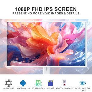 TV portátil Monitor LCD interactivo de 32 pulgadas Retroiluminación LED 120Hz Soporte ajustable Táctil capacitivo 6GB + 128GB Transmisión de aprendizaje - Product Image 3