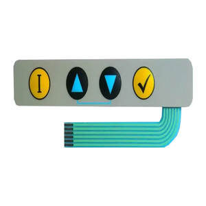 Personalización de fábrica Muestra gratis Interruptor de membrana de matriz de 4 teclas Teclado Panel de control Teclado - Product Image 3