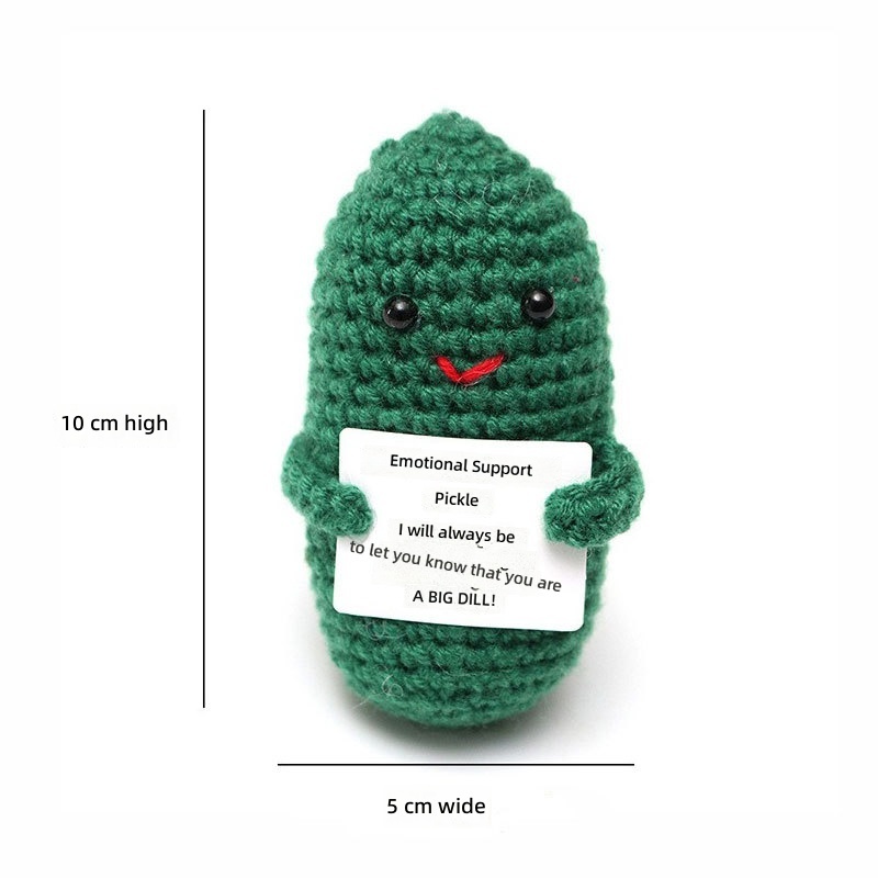 Christmas green cucumber e card