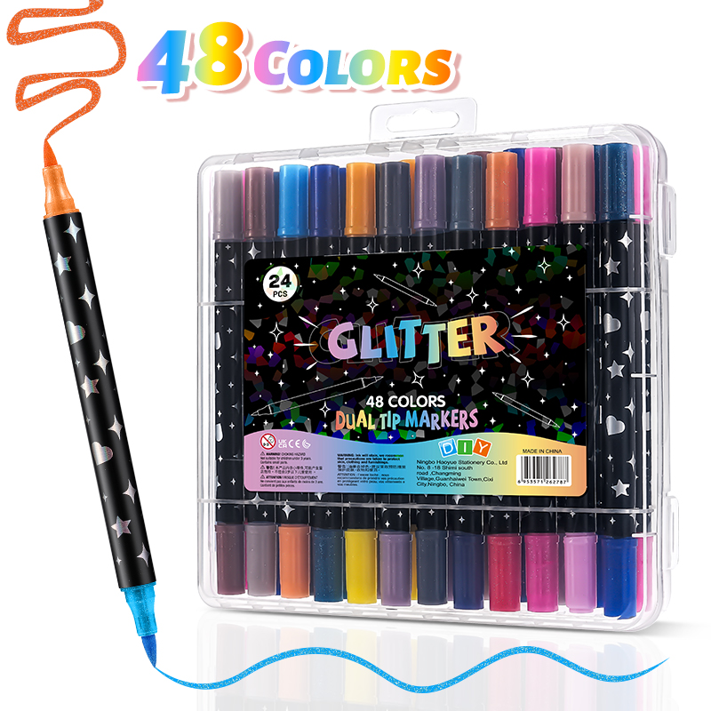 24 pièces colorées