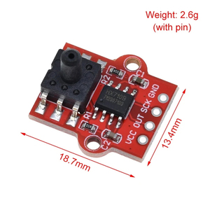 DC 3.3V 5V 0-40KPa Pressure Sensor Module Connect 2.5mm Soft Tube Digital Liquid <strong>Water</strong> <strong>Level</strong> <strong>Controller</strong> Board - Product Image 2