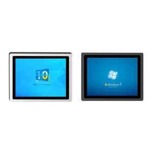 Wall <strong>Embedded</strong> 12 Inch Touch Screen Industrial <strong>Computer</strong> Panel PC with DC 12V/24V 2RJ45 Lan 6COM for HMI Automation Vender Kiosk - Product Image 4