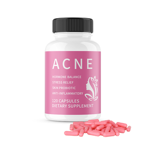 OEM ekstrak Herbal suplemen Perawatan Kulit kapsul jerawat pembersih Vegan jerawat - Product Image 1