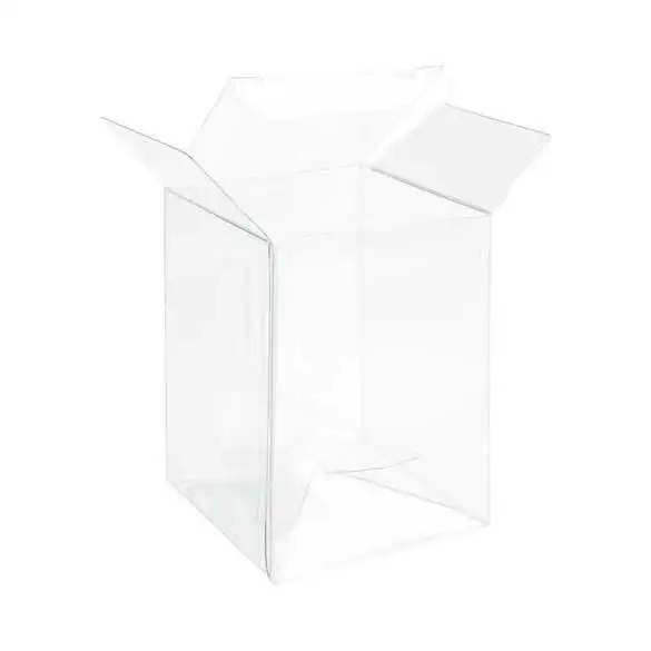 Funko pop-protectores de plástico plegables para mascotas, paquete transparente sin ácidos, caja de pvc, 4 unidades