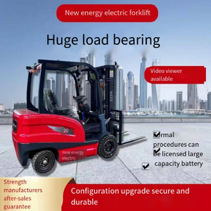 Carretilla elevadora eléctrica New Energy, tracción en las cuatro ruedas, capacidad de 1 tonelada para talleres de reparación de maquinaria para carga, descarga, manejo de apilamiento - Product Image 4