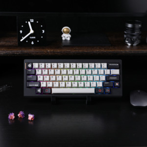 Teclado mecánico Epomaker Hack59 60% QMK/VIA teclado personalizado OEM CNC Teclado mecánico - Product Image 1