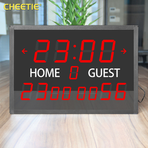 CHEETIE CP100 Led Digital Electronic Score Display orologio da calcio da basket tabellone segnapunti a LED con orologio da tiro - Product Image 4