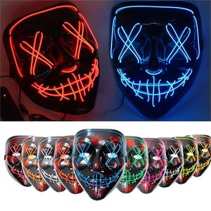 Custom Design Halloween LED <strong>Mask</strong> V for Vendetta <strong>Mask</strong> Anonymous Guy 10 Colors Light up Hacker <strong>Masks</strong> - Product Image 1