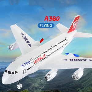 WheelNewlyエアバスA380モデルリモートコントロール飛行機2.4G 3CHEPP固定翼RC飛行機RTFRC翼幅おもちゃ売れ筋 - Product Image 2