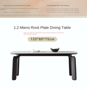 Đơn Giản Thiết Kế Hiện Đại Cổ Hình Chữ Nhật Rắn Gỗ Bàn Ăn Matte Màu Trắng Tinh Khiết Cho Hộ Gia Đình Nhỏ Căn Hộ Đồ Nội Thất Nhà - Product Image 2