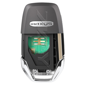 OEMリモートスマートフォールドカーキー3ボタン433Mhz Maxus T60 ID47 HITAG3 7961Xチップバッテリーロゴブレードプログラミング付き