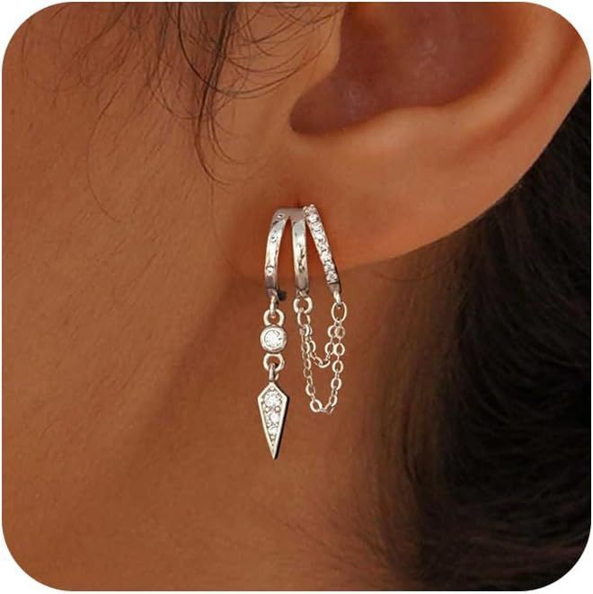 Nappa singola con catena spessa in argento
