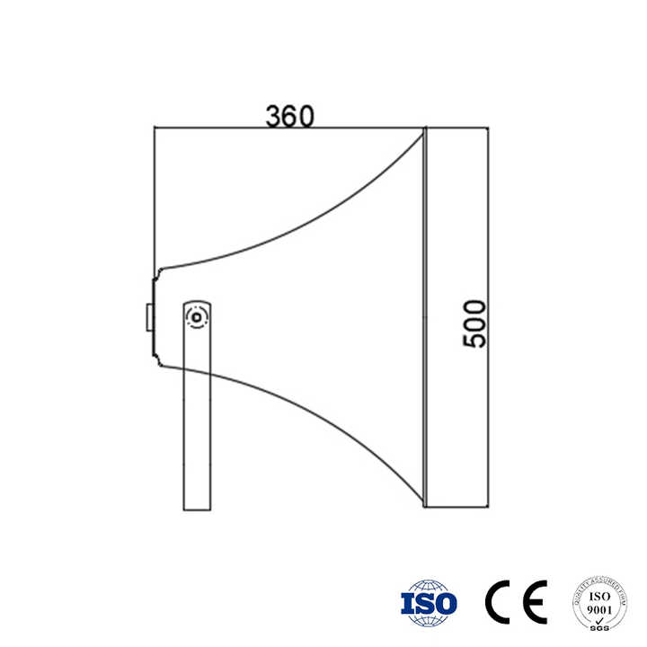 AH-21 Outdoor PA speaker 21 Pollice In Alluminio Impermeabile Altoparlanti a Tromba