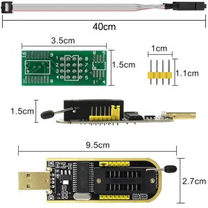 Ch 341a 24 25 סדרה eeprom <span class=keywords><strong>bios</strong></span> מודול מתכנת usb + soic8 קליפ מבחן sop8 עבור eeprom 93cxx/25cxx/24cxx - Product Image 5
