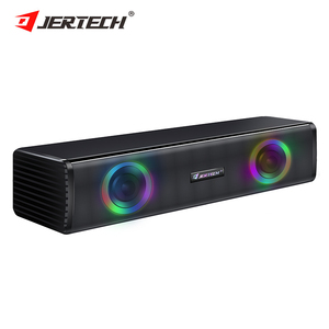 JERTECH S8-01 USB bilgisayar için kablolu hoparlörler ses multimedya LED 7 renk renkli aydınlatma masaüstü oyun ses hoparlör - Product Image 1
