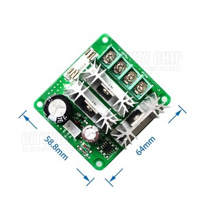 5 satz/los neue 6V-90V 15A DC Motor drehzahl regelung PWM Controller PLC Regler + Potentiometer