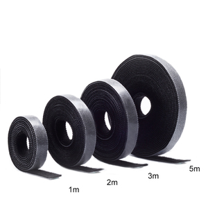 <strong>Double</strong> <strong>Sided</strong> Back to Back <strong>Hook</strong> and <strong>Loop</strong> <strong>Strap</strong> Cable Tie Tape Heavy Duty Soft Self Adhesive for Multi Purpose - Product Image 1
