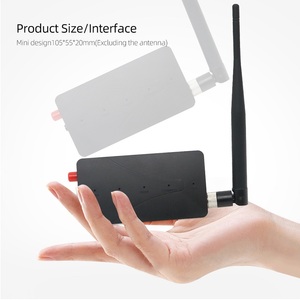 Wi-fi 2.4ghz Halow Wifi teknolojisi uzun mesafe kablosuz ağ verici plastik siyah kamera CE FCC ROHS Wifi dönüştürücü - Product Image 6