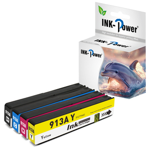 Mürekkep güç 913 913A Premium uyumlu renkli mürekkep püskürtmeli mürekkep HP için kartuş sayfa geniş yönetilen P55250dw P57750dw yazıcı - Product Image 1