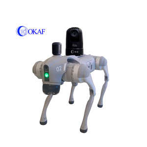 OKAF aeroporto metropolitana ad alta velocità ferrovia biomimentica quadrupede cane robot AI riconoscimento del volto pattuglia di sicurezza cane robot - Product Image 4