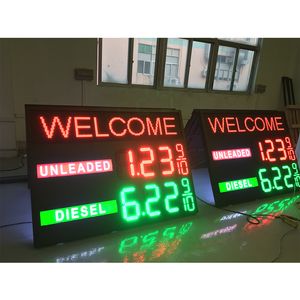 Remote control 7 segment 4 digit led numerische anzeige preis display für tankstelle - Product Image 1