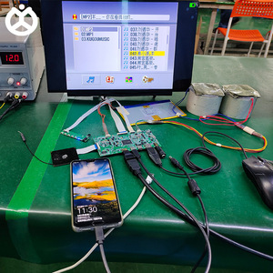 JX-2556TH-B Portable <strong>LCD</strong> Monitor EDP Screen Controller 2*HD Wireless Transmitter 5mm Thickness One Wire Connection All-In-One - Product Image 5