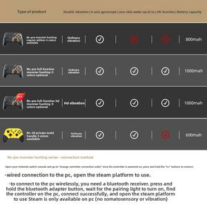 สำหรับ SWITCH Pro Wireless สำหรับตัวควบคุมเกม NFC vibration Joystick-ดีไซน์แม่พิมพ์ส่วนตัวเพื่อความสะดวกในการเชื่อมต่อ - Product Image 4