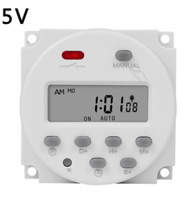 1 secondo Intervallo di 5V 12V 24V 110V 220V Digitale A CRISTALLI LIQUIDI Timer Interruttore di 7 Giorni Alla Settimana relè di Tempo programmabile Programmatore CN101S - Product Image 2