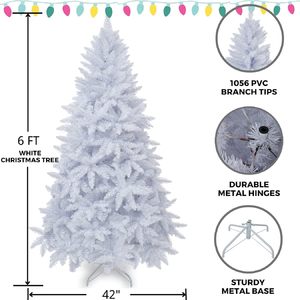 クリスマスツリー6ftフルクラシックハロウィーンツリー折りたたみ式金属スタンドホリデーパーティーデコレーション - Product Image 3