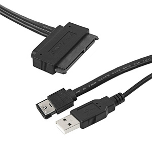 Entegre SATA 22P ESATA + USB3.0 veri ve dizüstü bilgisayar için güç kablosu sabit Disk PVC ceket uzunluğu - Product Image 3