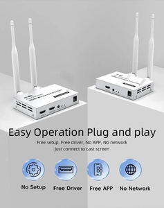 4K 200M/300M <strong>5.8GHz</strong> Wireless HDMI Transmitter Receiver Extender 1 TX-4 <strong>RX</strong> Audio Video Extender HDMI Loop-Out for TV Box - Product Image 5