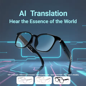 UV400 يعمل بنظام AI-الترجمة في الوقت الفعلي مع تشغيل موسيقى بلوتوث ومكالمات هاتفية. - Product Image 3