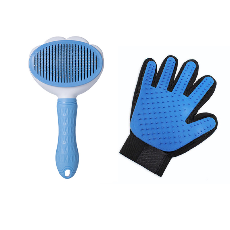 Gants d'épilation bleus