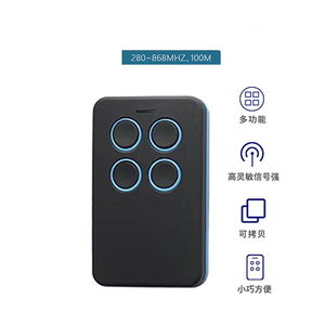 Telecomando universale per Garage multifrequenza 280-868MHZ 4 in 1 per tutti i codici fissi e parti del codice di laminazione