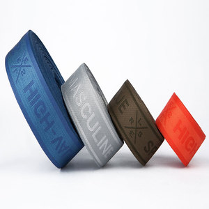 Benutzer definierte Größe Farbe DIY Plus Dichte Näh material Polyester Baumwolle Gürtel Rucksack Leinwand Nylon Gurtband Großhandel - Product Image 3