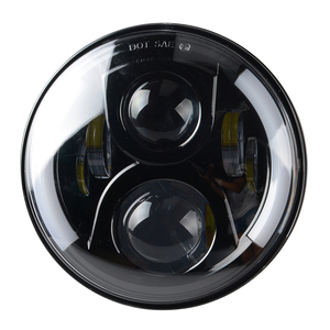 2025オーロラ7 "60W高/低ビームLEDヘッドライトDRLジープラングラー用