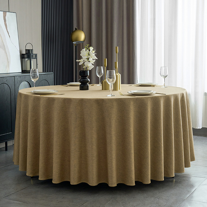Khaki cotton and linen texture 2#waterproof