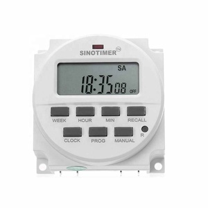 LCD 220V AC 7 Giorni Alla Settimana Programmabile Timer Interruttore di Controllo Relè di Tempo Built-in Batteria Ricaricabile Per luci di Controllo