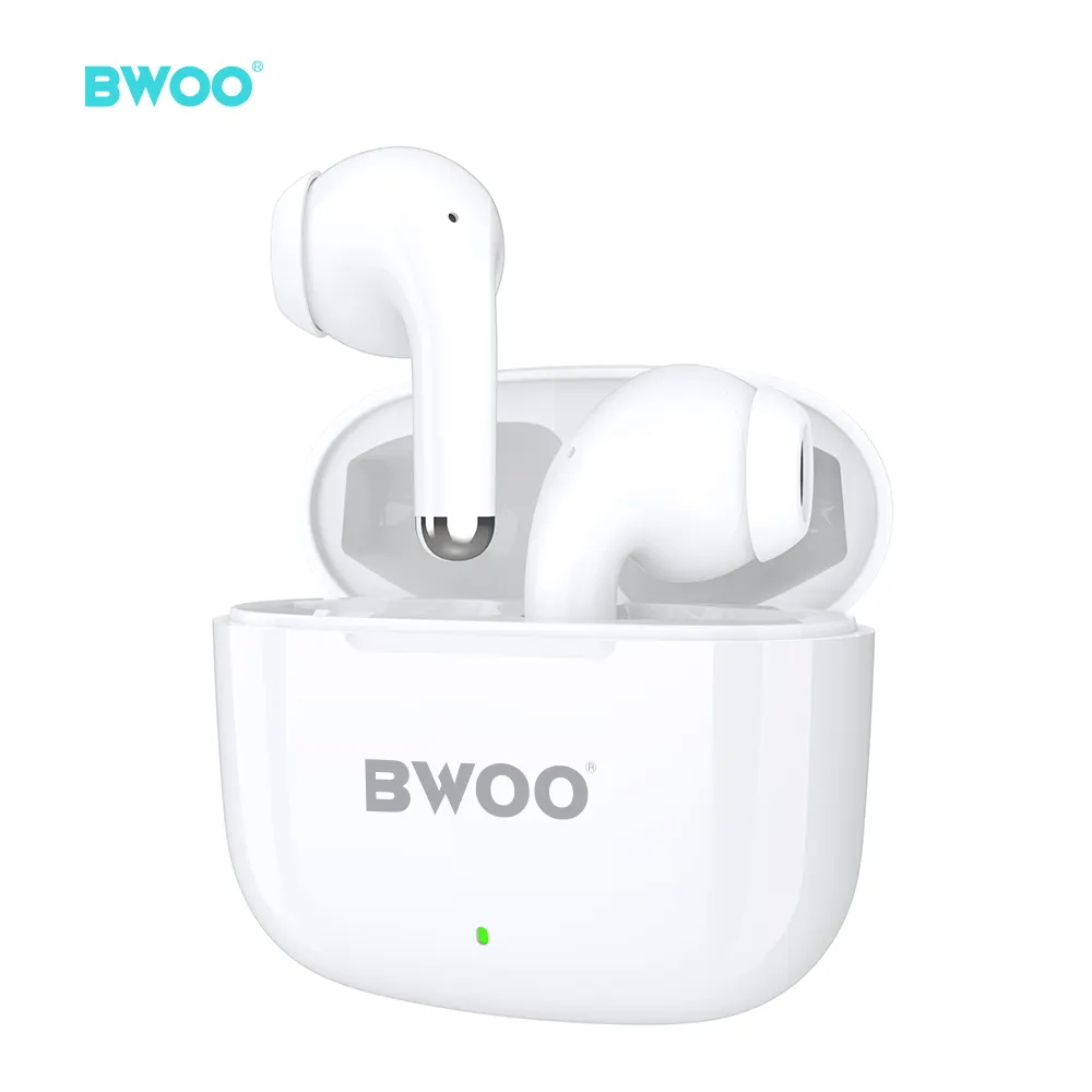 BWOO nuovo arrivo auricolari 2024 Tws Hifi cuffie con veri auricolari Stereo con cancellazione del rumore In-ear da gioco Wireless