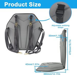 Thêm đệm <span class=keywords><strong>Kayak</strong></span> thay thế chỗ ngồi dày độn phổ sup chèo ban thuyền đánh cá trở lại waterplay thủ công phụ kiện - Product Image 2