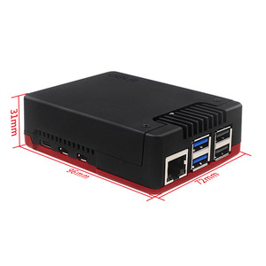 Gran oferta Raspberry Pi 5 Modelo B caja de aluminio carcasa para Raspberry Pi 5 - Product Image 1