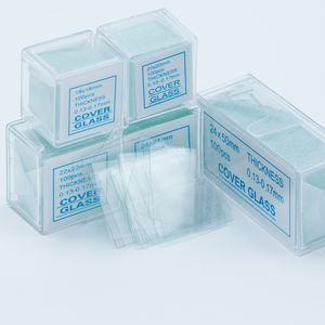 Venta al por mayor de consumibles especiales de laboratorio cubierta deslizante microscopio pruebas médicas microscopio cubierta diapositivas - Product Image 4