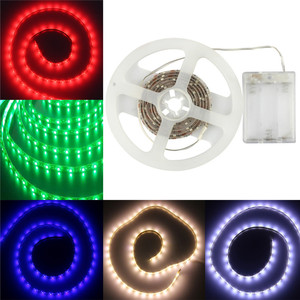 <strong>3v</strong> 3.<strong>3v</strong> 3.7v <strong>LED</strong> Strip With 24 Keys Remote Control 2m Battery Powered Strip Light for Party and DIY Decoration - Product Image 2